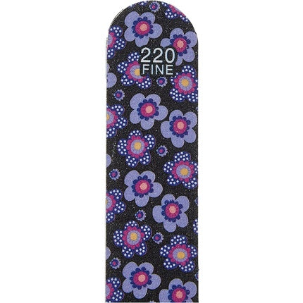 Pilă unghii, Beter, model floral, negru