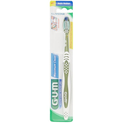 Periuță dinți, Farmac-Zabban, Maximum Clean, verde