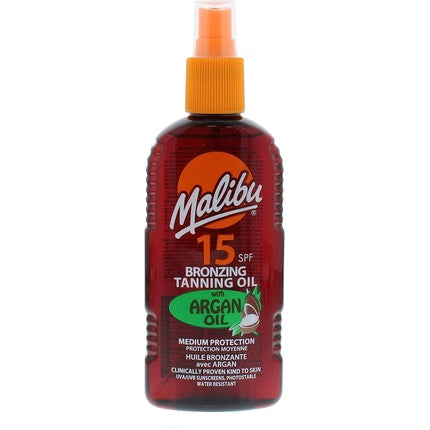 Ulei bronzant, Malibu, SPF15, argan, 200ml