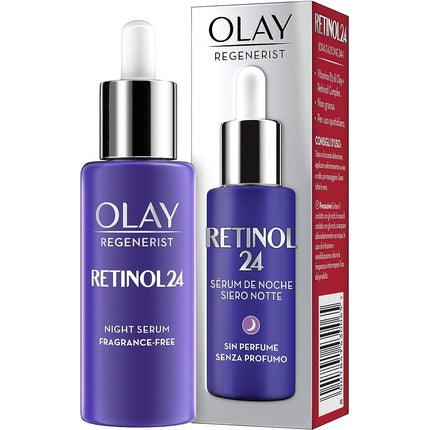 Ser facial, Olay, Regenerist Retinol 24, fără parfum, 40ml