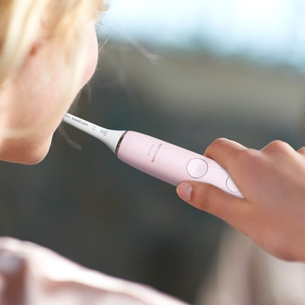 Periuta electrica Philips Sonicare 9000 roz, cu aplicatie