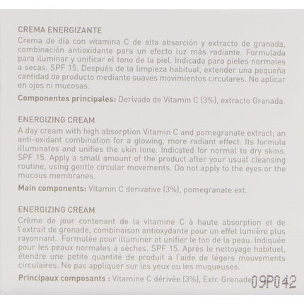 Cremă energizantă SPF15, Skeyndor, POWER C+, 50ml