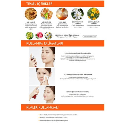 Tratament facial, Missha Bee Pollen Renew, 150 ml