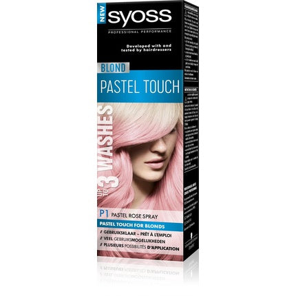 Spray fixare machiaj, Syoss, Blond Pastel, 87g