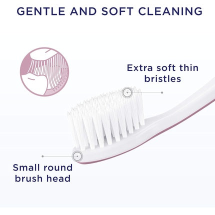 Periuță dinți, Zendium, Sensitive Extra Soft, roz alb