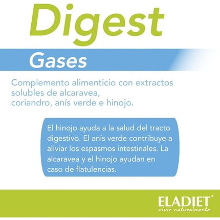 Aditiv pentru baie, Eladiet, Digest Aero, 60 comprimate