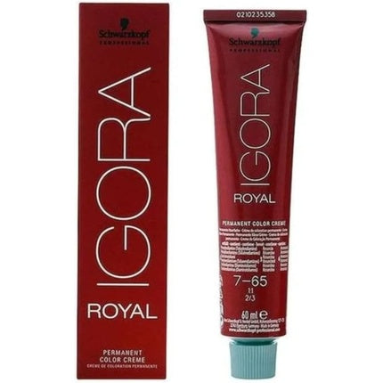 Vopsea de par permanenta, Schwarzkopf, Igora Royal 7-65 Medium Blonde, 60ml