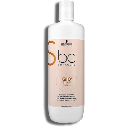 Șampon Schwarzkopf Bonacure Q10+ Time Restore 1000ml Alb
