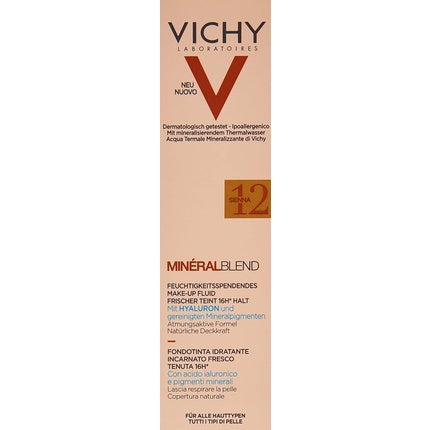 Fond de ten, Vichy, Mineralblend, 30ml, sienna