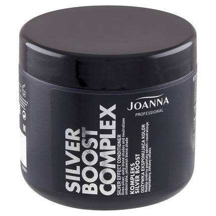 Balsam păr, Joanna, Silver Boost Complex, negru, 500g