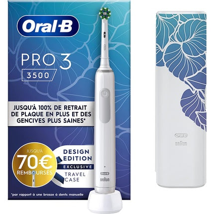 Periuță electrică, Oral-B, Pro 3 3500, alb