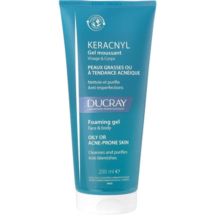 Gel de curatare spumant, Ducray, Keracnyl, 200ml