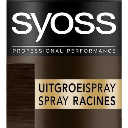 Spray fixativ, Syoss, Growth, 120 ml, maro inchis
