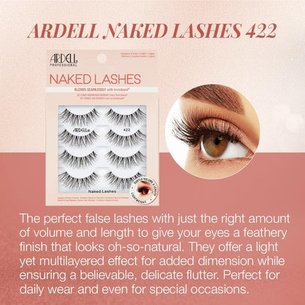 Gene false Ardell, Naked Lashes 422, pachet 4 bucăți