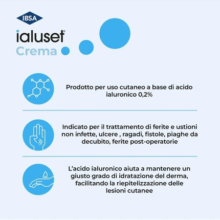 Cremă tratament răni, Ibsa, ialuset, alb, 25g