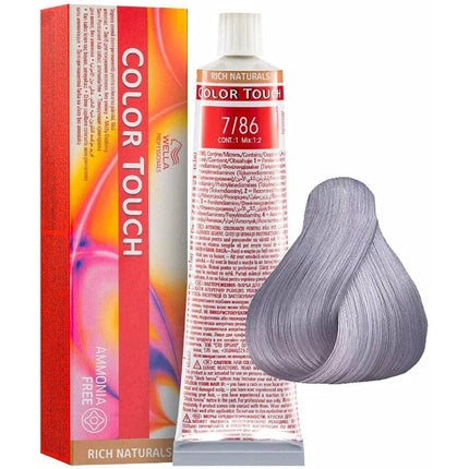 Vopsea de par, Wella Color Touch Rich Naturals, fara amoniac, 60ml