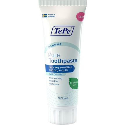 Pastă de dinți TePe Pure, unisex, alb, 100g