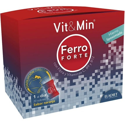 Supliment alimentar Eladiet Ferro Forte, 20 comprimate