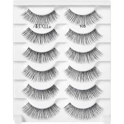 Gene false Ardell, Natural 105, negru, set 6 perechi