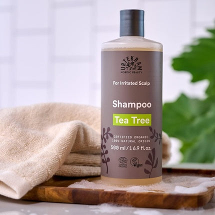 Sampon, Urtekram, Tea Tree, scalp iritat, 500 ml