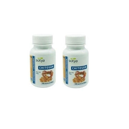 Capsule Chitosan, Sotya, 600mg, alb