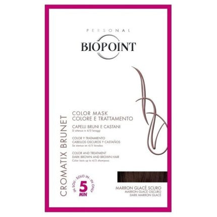 Masca coloranta, Biopoint Cromatix, Marron Glace, Dark Blue