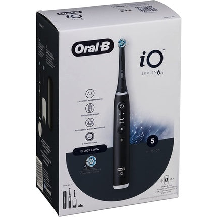 Periuță de dinți electrică, Oral-B iO Series 6, negru lavă