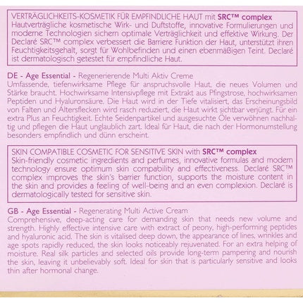 Cremă de față, Declare, Age Essential, 50ml