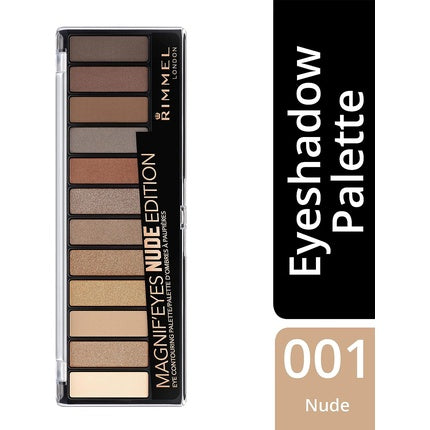 Paleta farduri ochi, Rimmel, Magnif'eyes Nude Edition, 12 nuante
