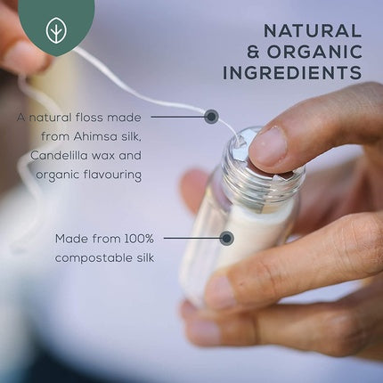 Ață dentară Georganics, Eco, Portocaliu