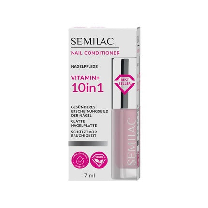Bază de unghii Semilac Vitamin+ 10in1 Roz 7ml