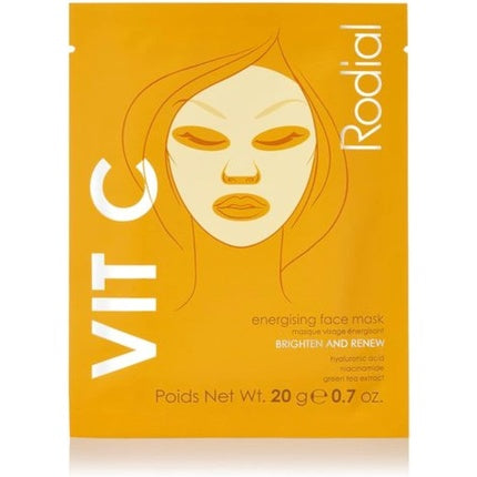 Mască față, Rodial, Vitamina C, portocaliu, 20ml