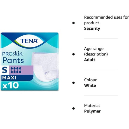 Lenjerie TENA Pants Maxi, Small, alb