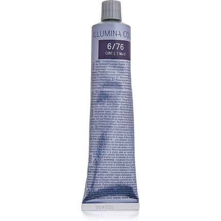 Vopsea de păr, Wella, Illumina Color 6/76, castaniu închis