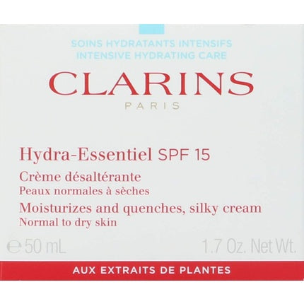 Cremă de zi, Clarins, Hydra-Essentiel, albastru, SPF15, 50ml