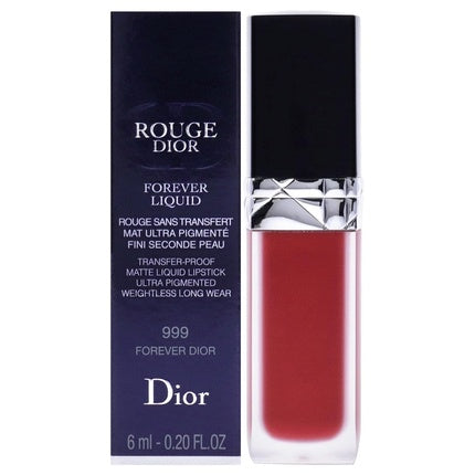 Ruj lichid, Dior, Rouge Dior Forever Liquid Matte, 999 Forever Dior