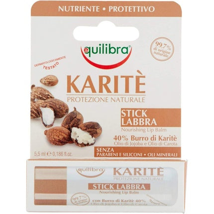 Balsam de buze, Equilibra, unt de shea, 20g