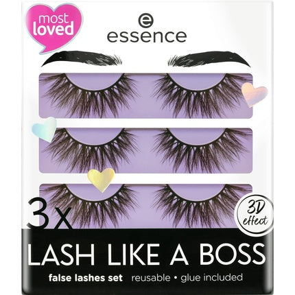 Gene False, Essence, Lash Like A Boss, Set 3 Perechi, Negru