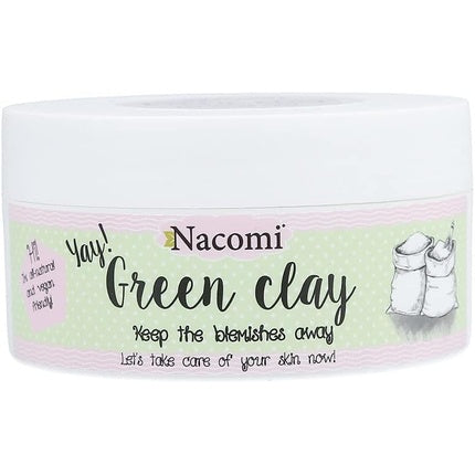Masca fata si corp, Nacomi, argila verde, 65g