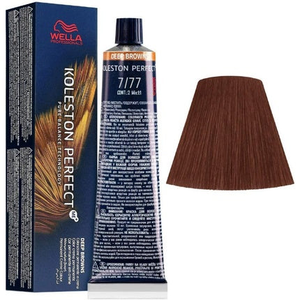 Vopsea de par, Wella Koleston Perfect Me+, Deep Browns 7/77