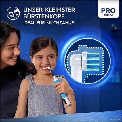 Periuță electrică copii, Oral-B, Kids Pro 103 Spiderman, albastru