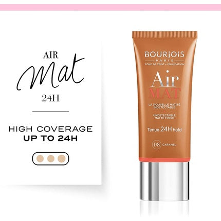 Fond de ten, Bourjois, Air Mat, caramel