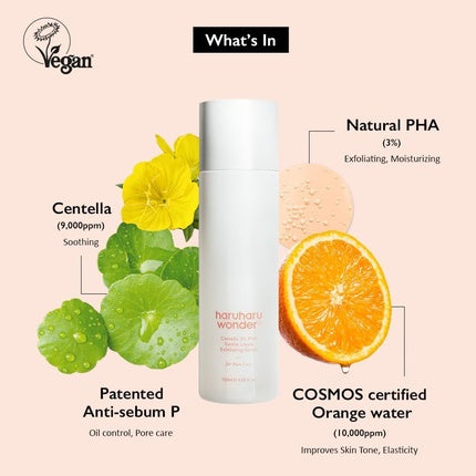 Serum exfoliant, Haruharu, Centella 3% PHA, 120ml