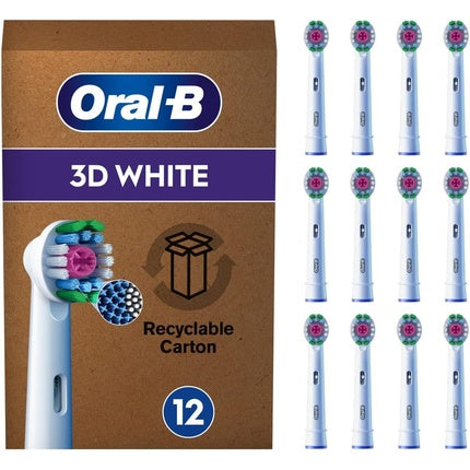 Capete periuță electrică Oral-B Pro 3D White, 12 bucăți