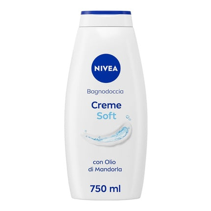 Gel de dus, Nivea Creme Soft, 750ml, Ulei de migdale