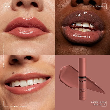 Luciu de buze, NYX, Butter Gloss, praline