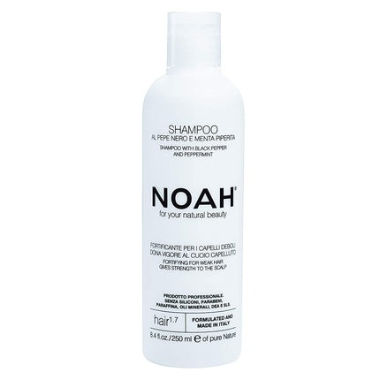 Șampon Noah 1.7, păr slăbit, piper negru, mentă, 250ml