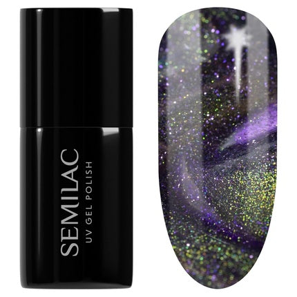 Lac UV, Semilac, 825 Cyber Violet, 7ml