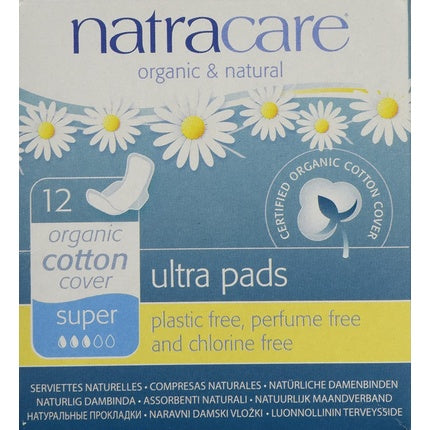 Absorbante igienice, Natracare, Super, cu aripioare