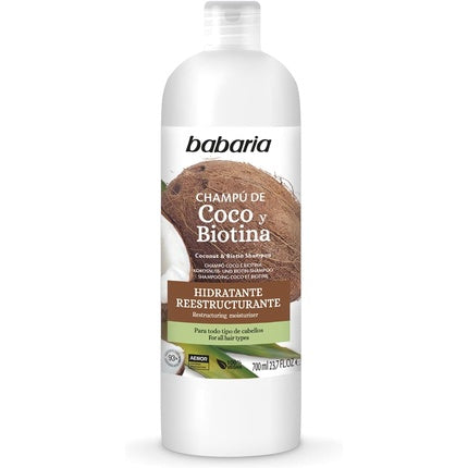 Șampon Babaria Coco Biotină 700ml Alb